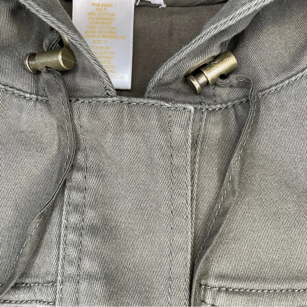 Matty M Cargo Vest - Olive Green - Picture 4 of 10